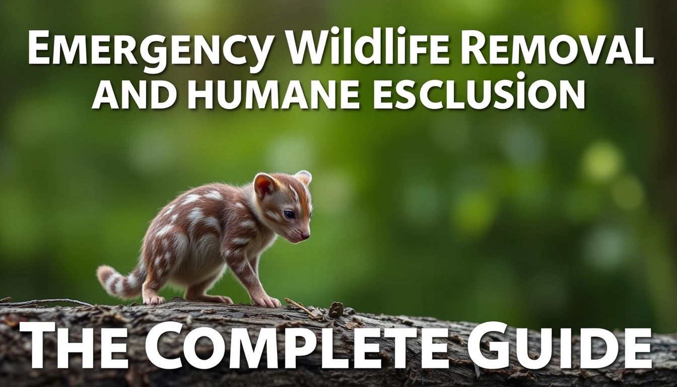 Emergency wildlife removal and humane exclusion — The Complete Guide Emergency wildlife removal and humane exclusion — The Complete Guide