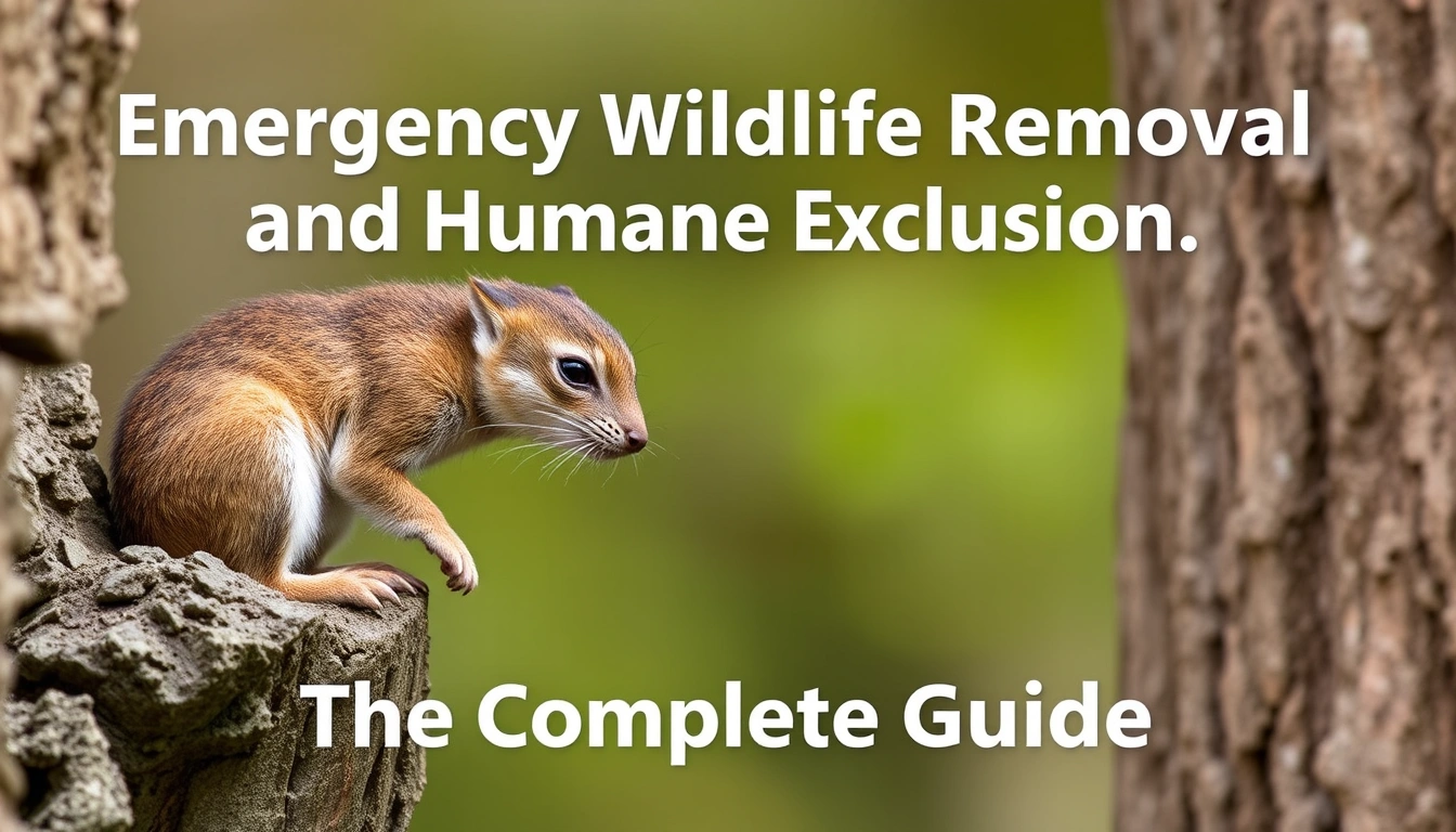 Emergency wildlife removal and humane exclusion — The Complete Guide Emergency wildlife removal and humane exclusion — The Complete Guide