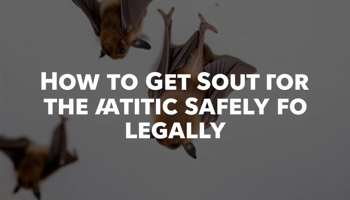 How to Get Bats Out of the Attic Safely and Legally