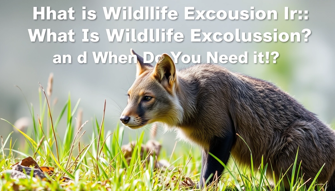 What Is Wildlife Exclusion and When Do You Need It? What Is Wildlife Exclusion and When Do You Need It?