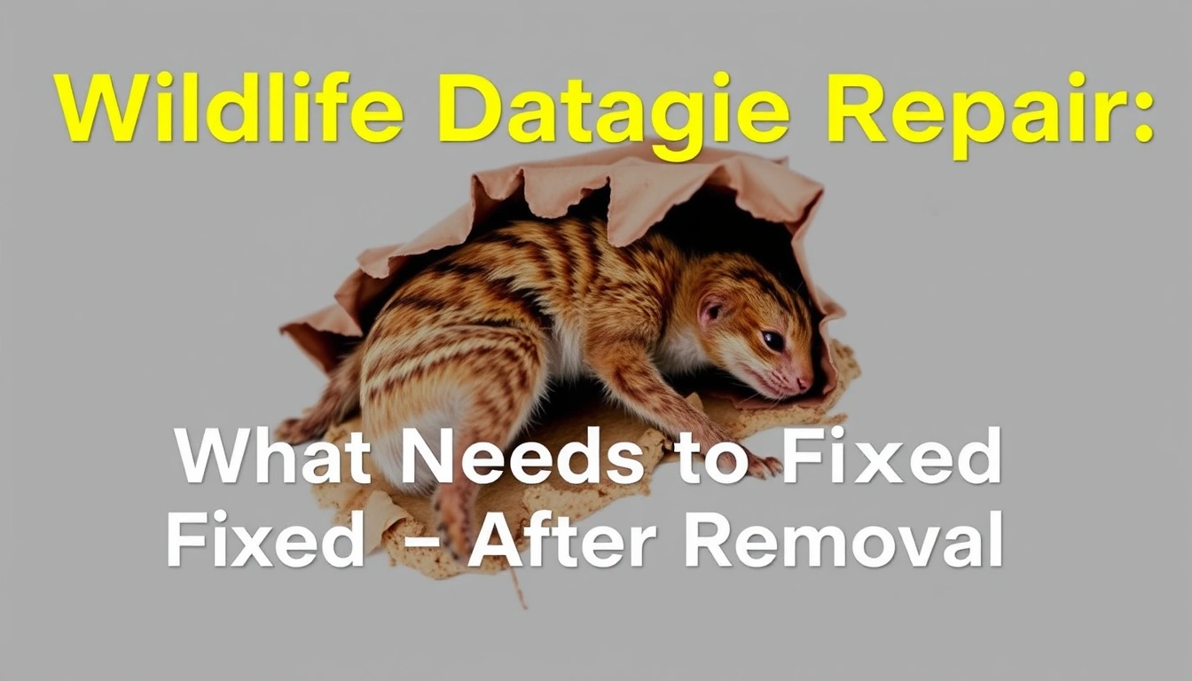 Wildlife Damage Repair: What Needs to Be Fixed After Removal Wildlife Damage Repair: What Needs to Be Fixed After Removal