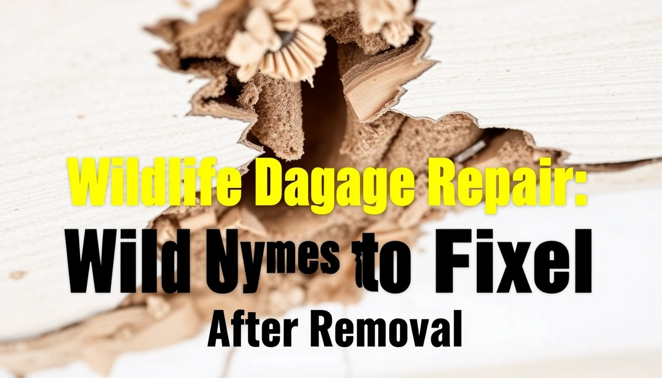 Wildlife Damage Repair: What Needs to Be Fixed After Removal Wildlife Damage Repair: What Needs to Be Fixed After Removal